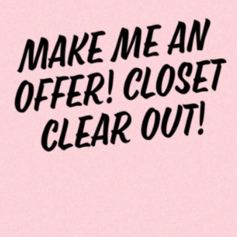 *Closet Clear Out* Items marked down with free shipping some with discounted